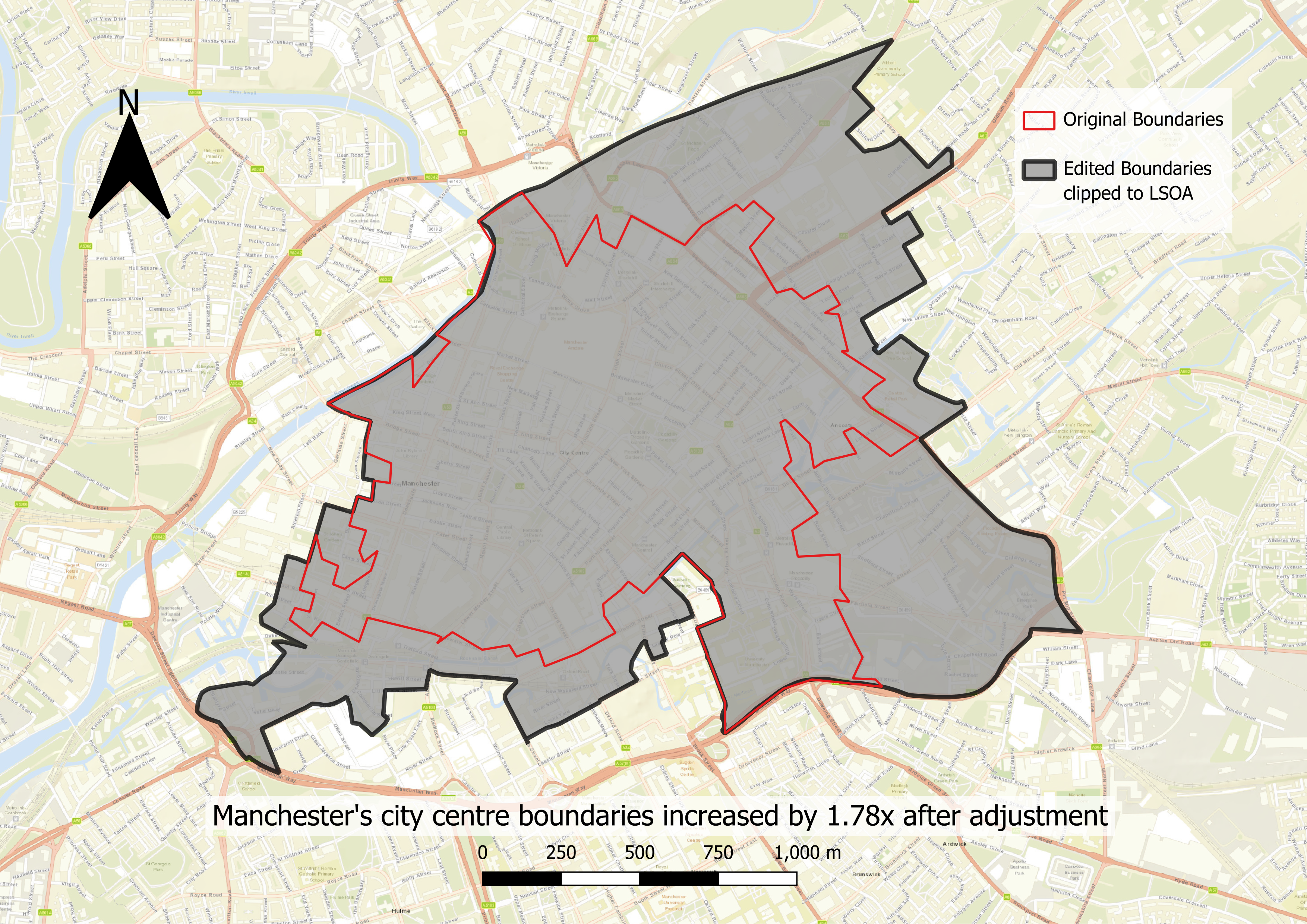 CfC's and Adjusted City Centre Boundaries for Manchester