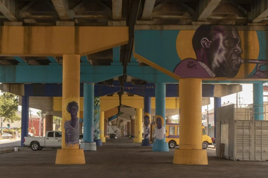 Murals of legendary New Orleanians